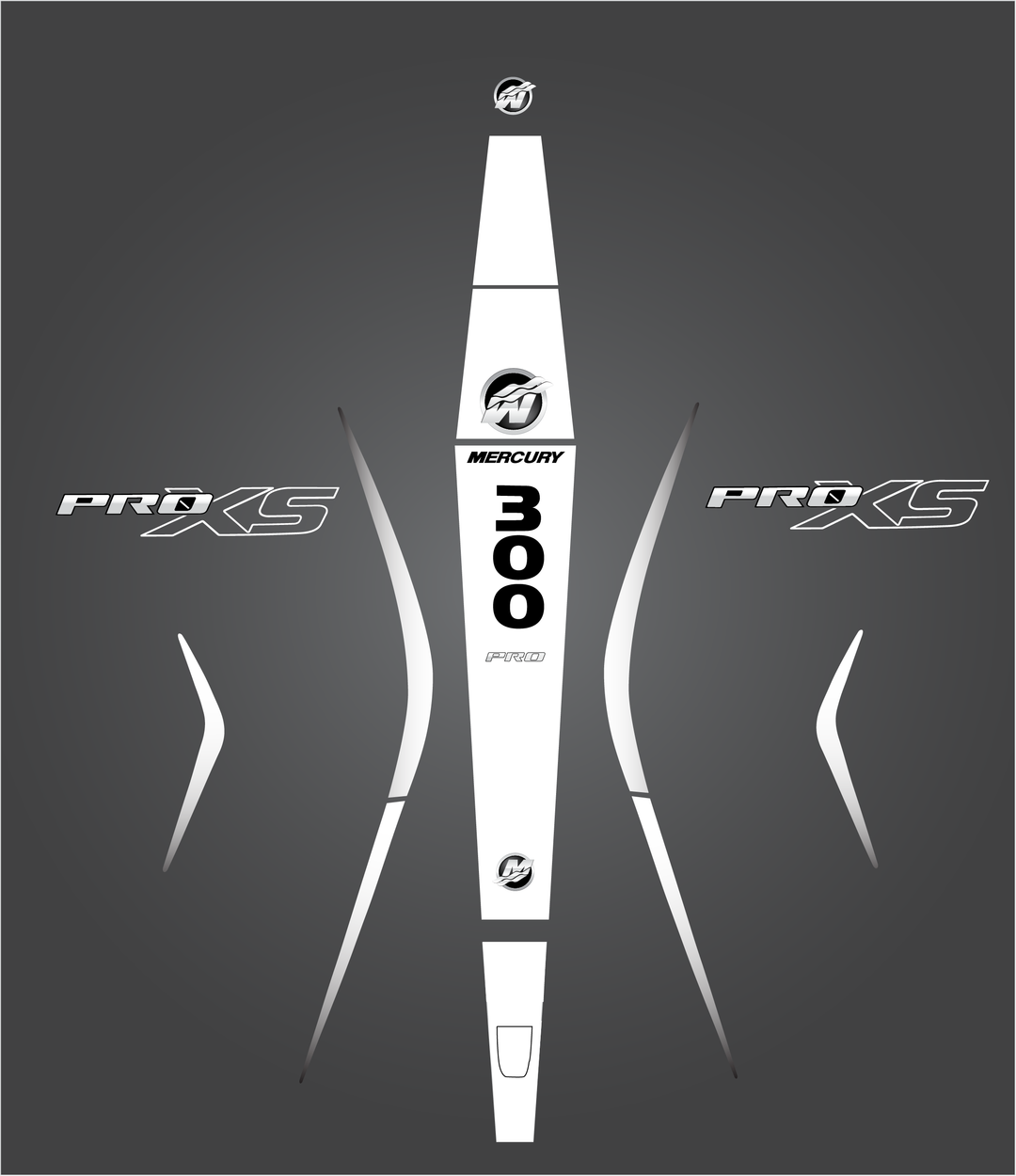 Full Mercury Pro XS Motor Kit 300 HP